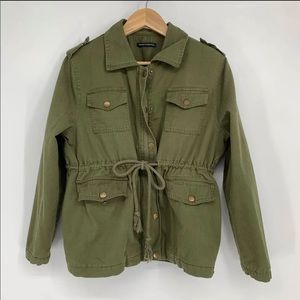 vintage brandy melville army green jacket